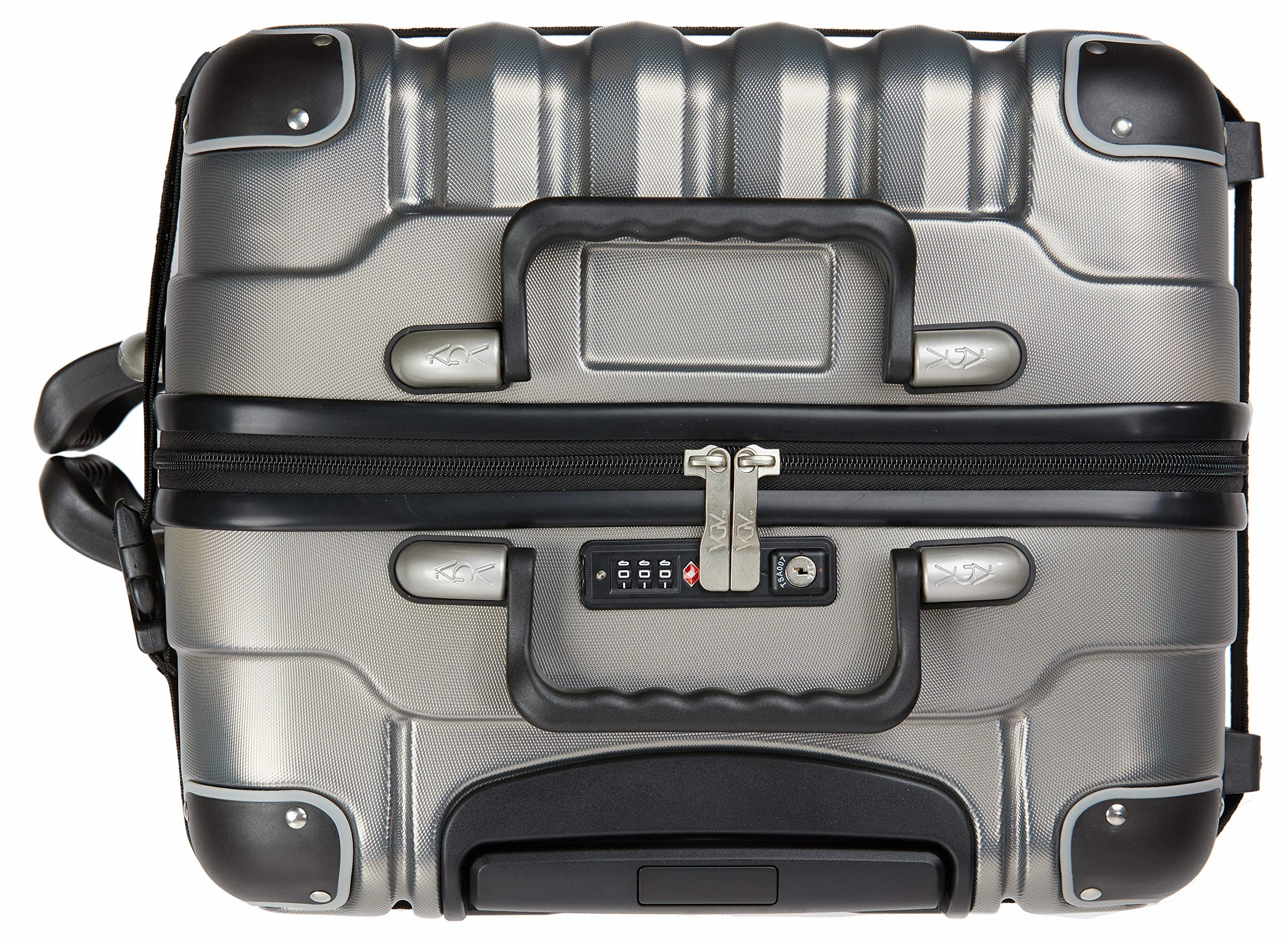 Bundle - 2 items: VinGardeValise Wine Travel Suitcase 12 & 5-bottle - Grande 05, Silver and Piccolo 01, Black