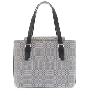 Burberry  Canvas Leather Handbag (Pre-Owned)