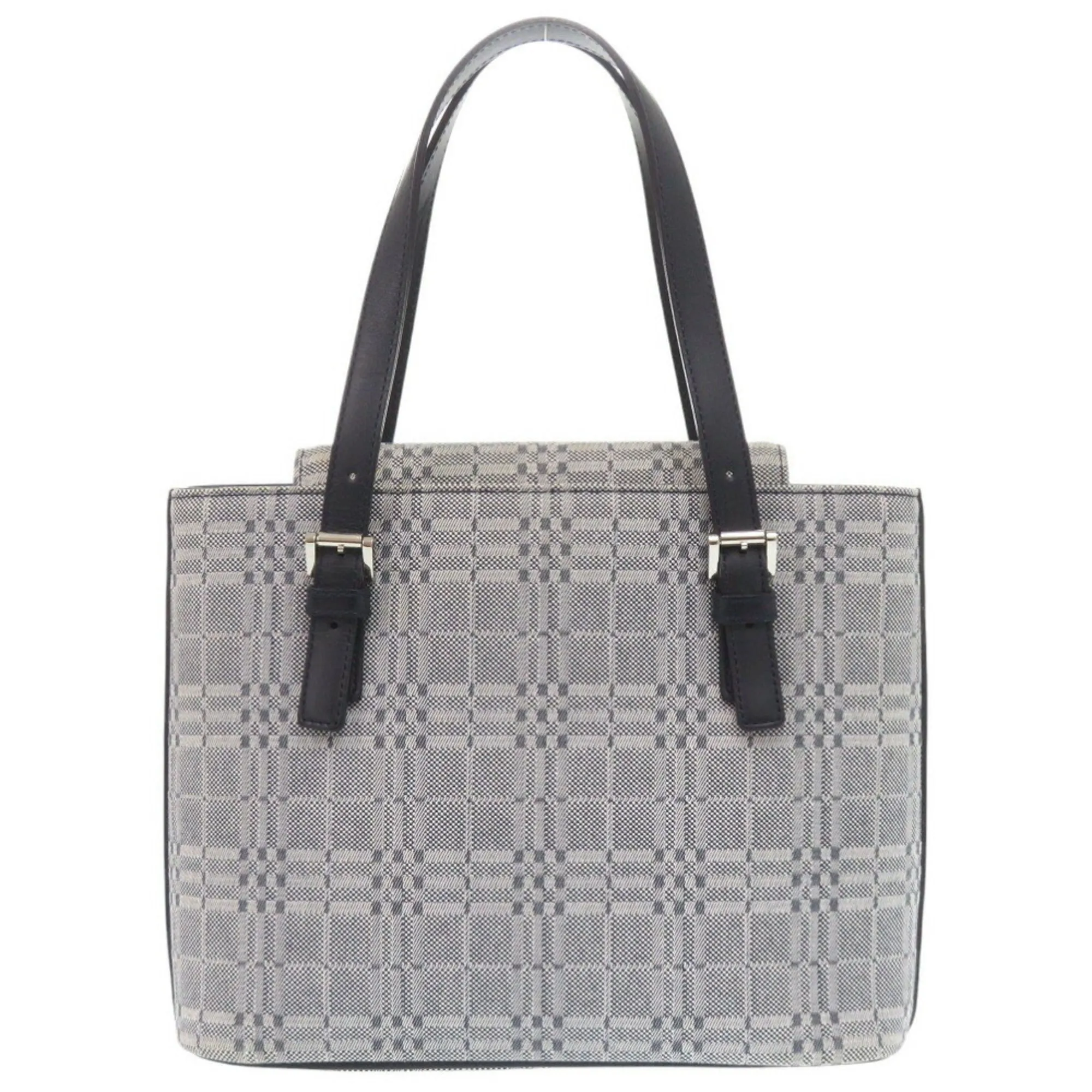 Burberry  Canvas Leather Handbag (Pre-Owned)