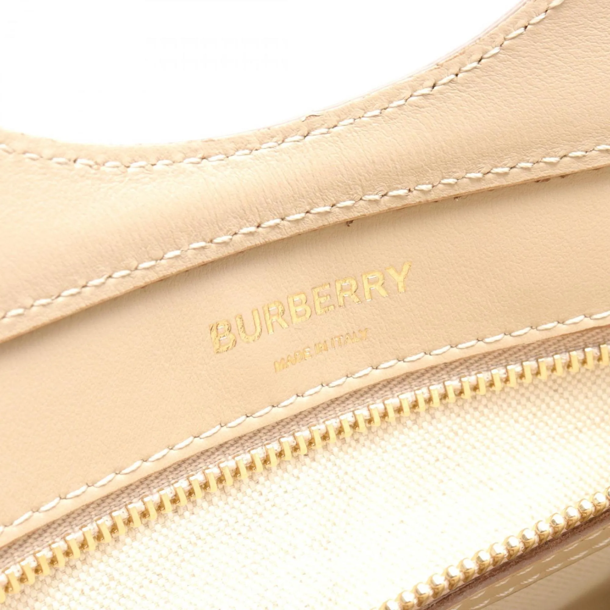 Burberry   Canvas Leather Handbag (Pre-Owned)