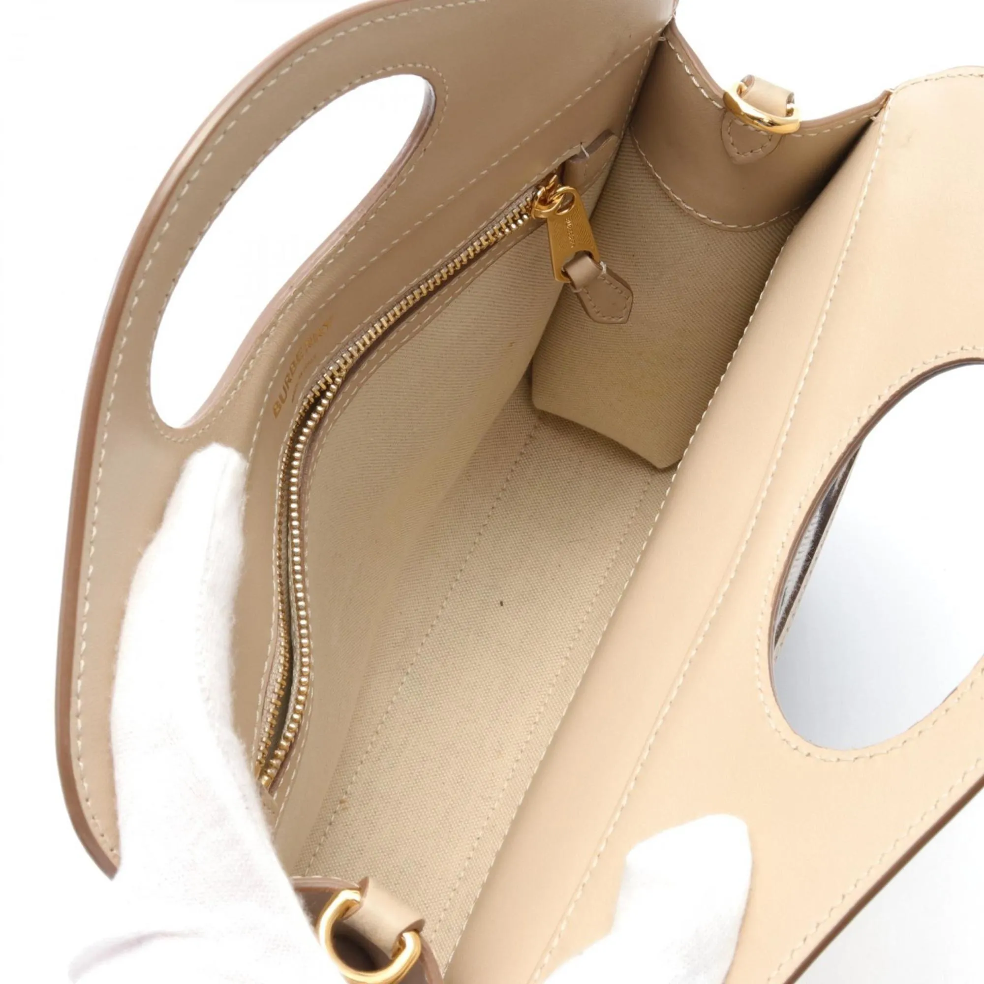 Burberry   Canvas Leather Handbag (Pre-Owned)