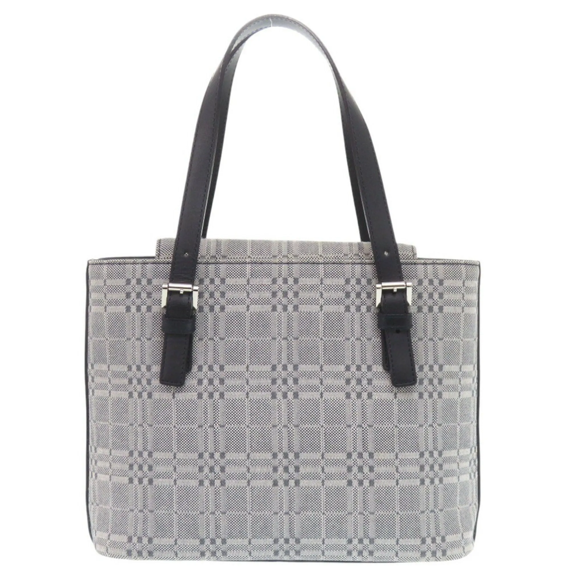 Burberry  Canvas Leather Handbag (Pre-Owned)