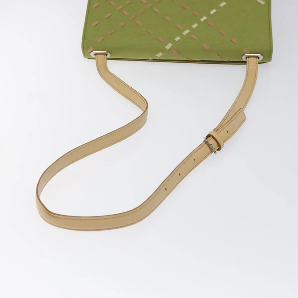 Burberry Canvas Shoulder Bag (Pre-Owned)