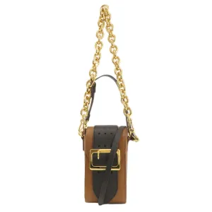 Burberry  Leather Shoulder Bag (Pre-Owned)