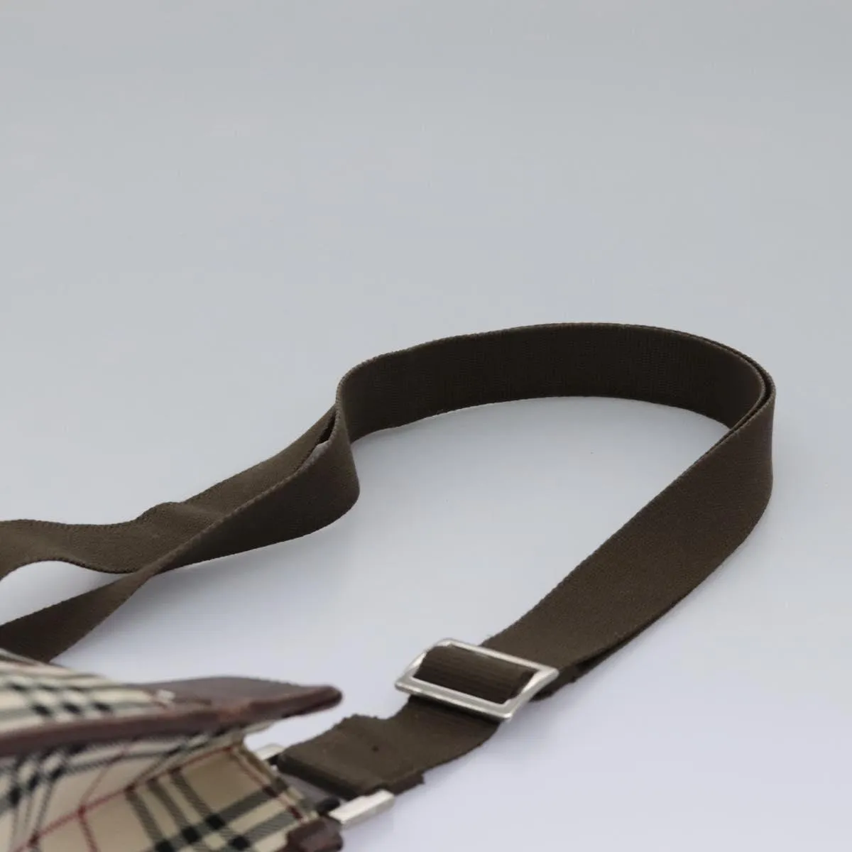 Burberry Nova Check Canvas Shoulder Bag (Pre-Owned)