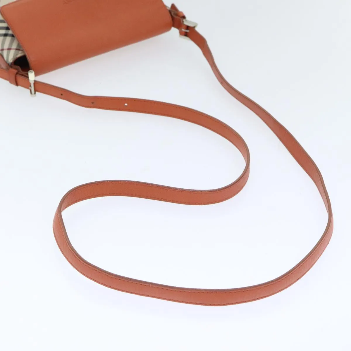 Burberry Nova Check  Canvas Shoulder Bag (Pre-Owned)