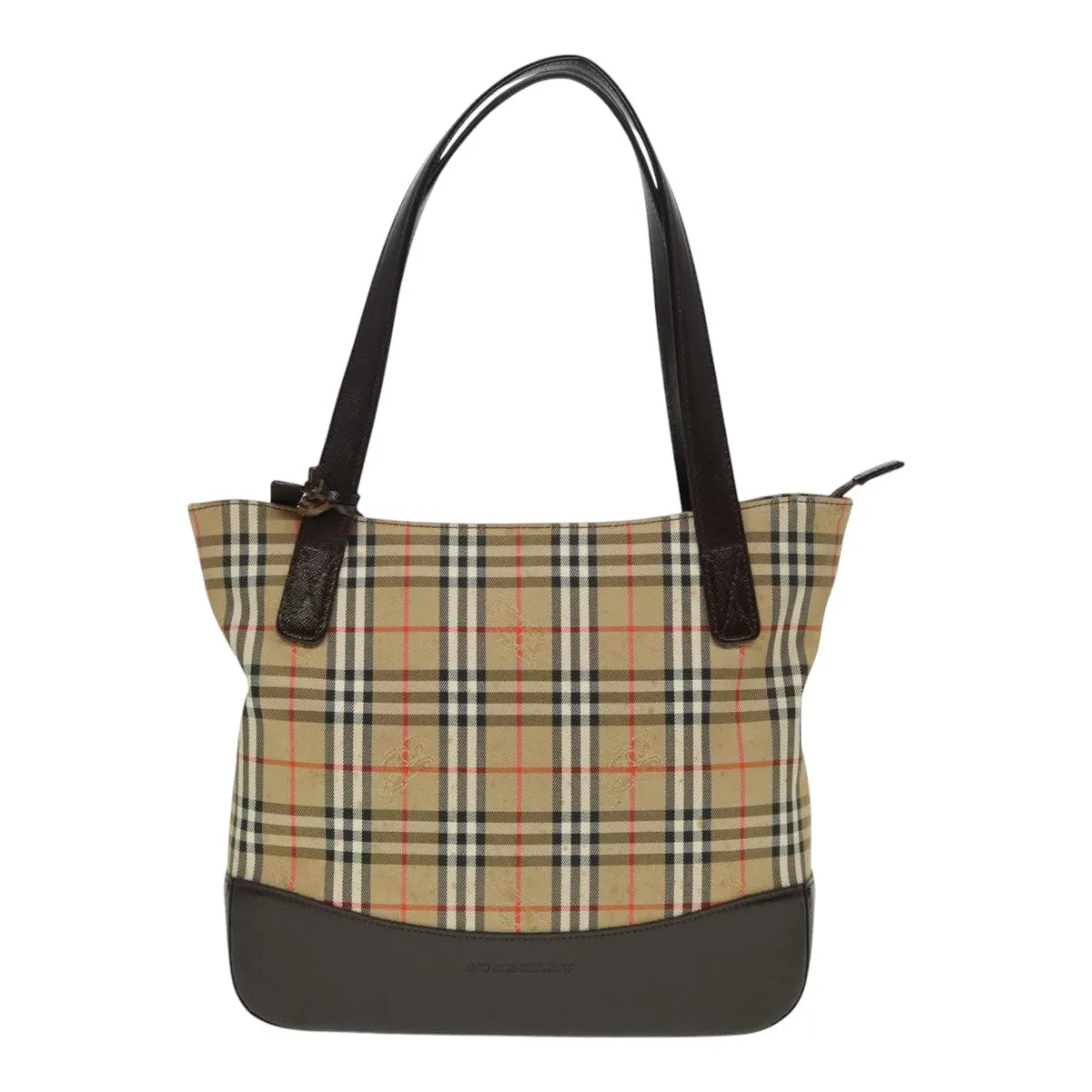 Burberry Nova Check  Canvas Shoulder Bag (Pre-Owned)