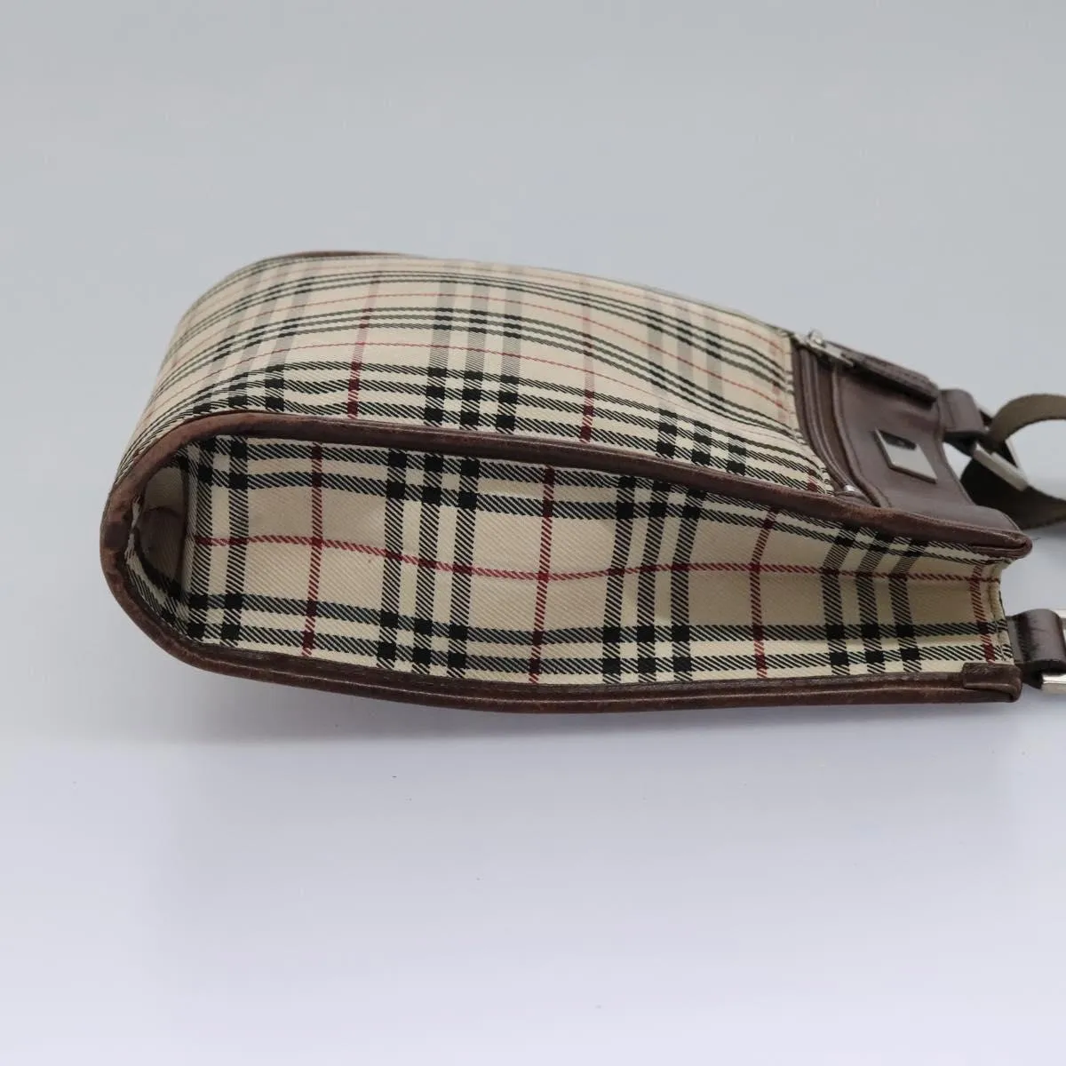 Burberry Nova Check Canvas Shoulder Bag (Pre-Owned)