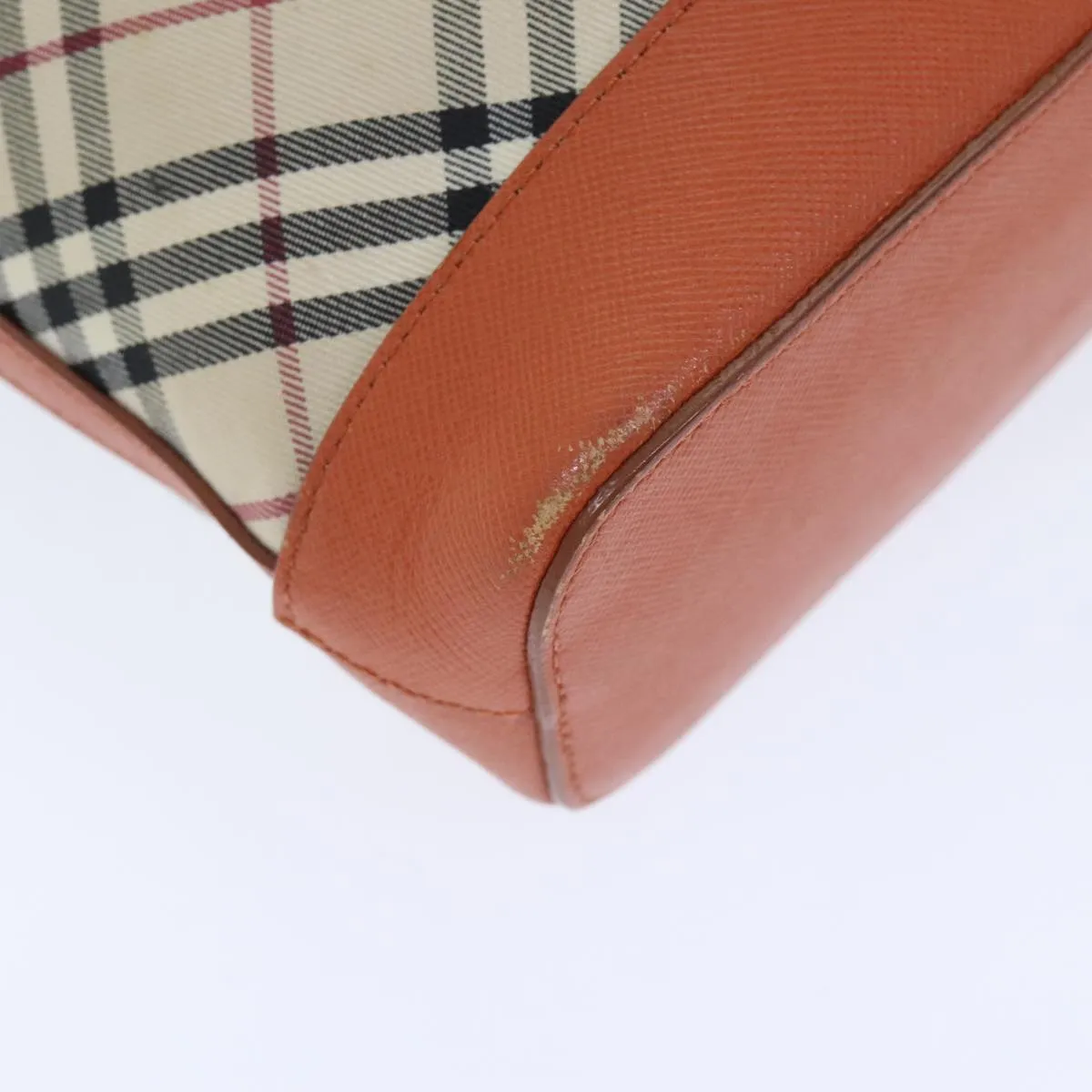 Burberry Nova Check  Canvas Shoulder Bag (Pre-Owned)