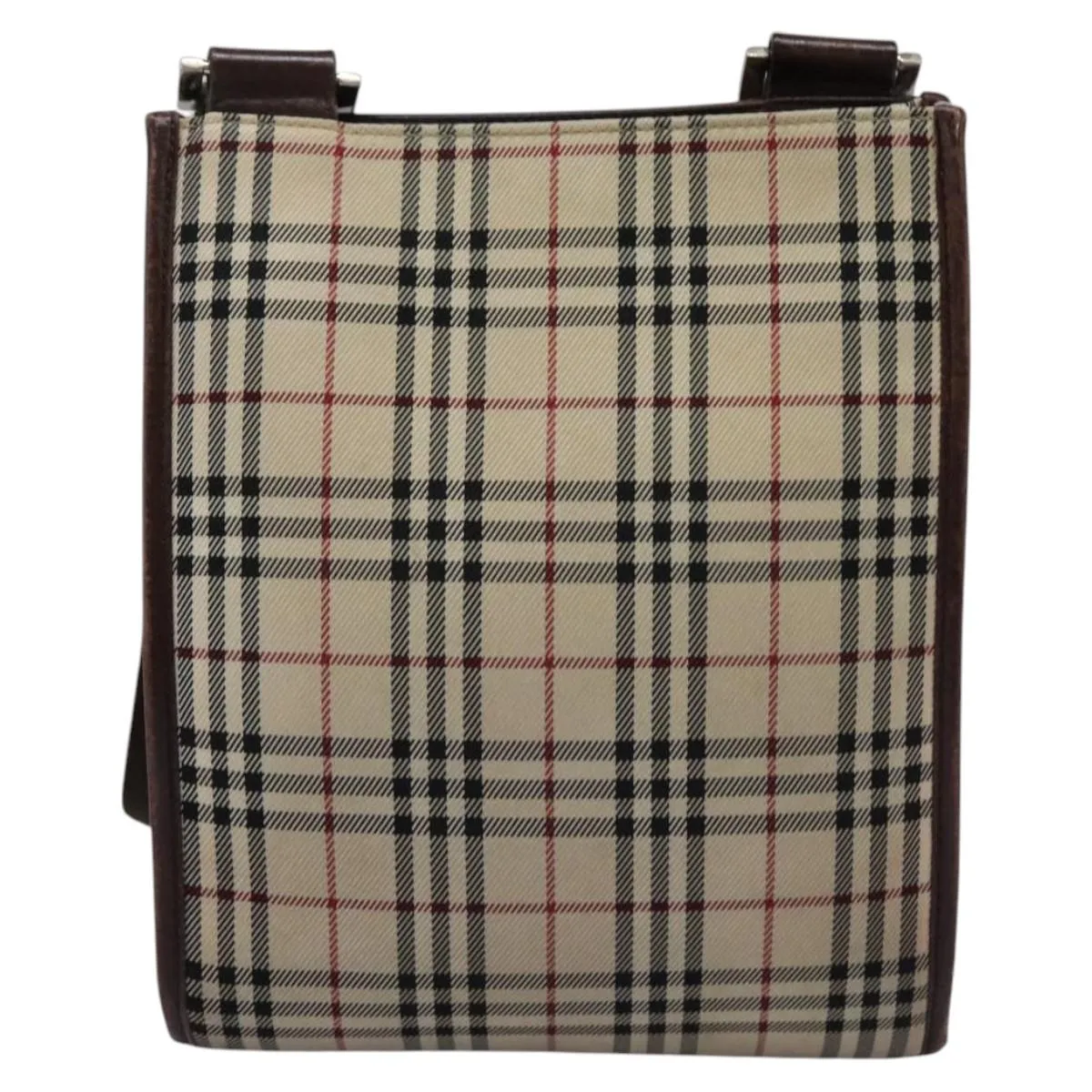 Burberry Nova Check Canvas Shoulder Bag (Pre-Owned)