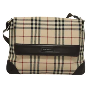 Burberry Nova Check Nylon Shoulder Bag (Pre-Owned)
