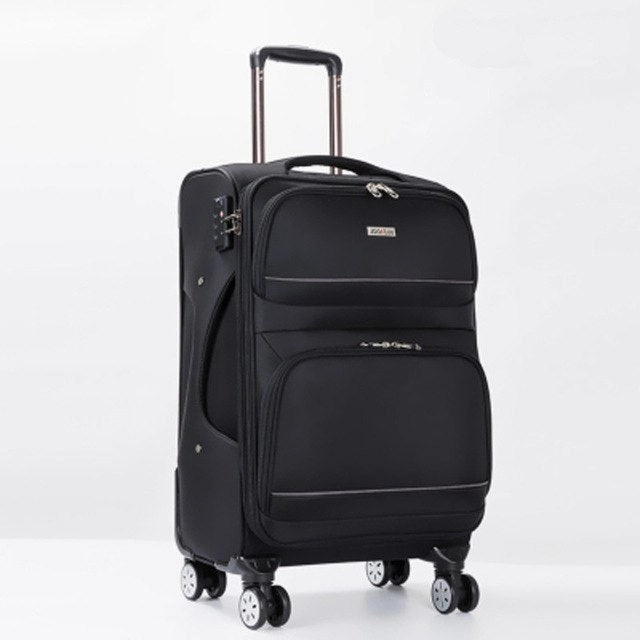 Business Travel Rolling Luggage Men Women Airplane Suitcase Clothing Carry On Trolley Fabric Soft