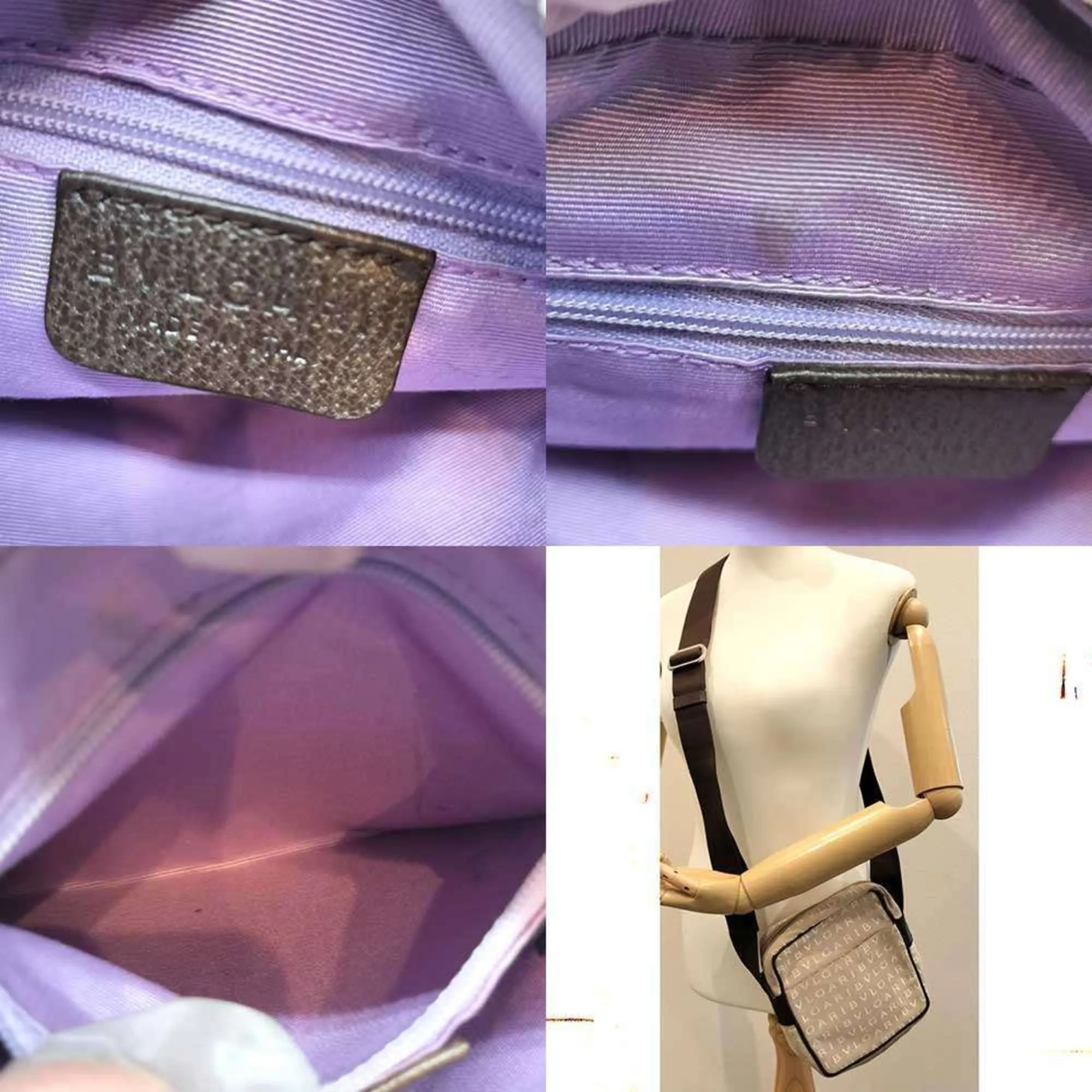 Bvlgari pink Canvas Pochette Shoulder Bag (Pre-Owned)