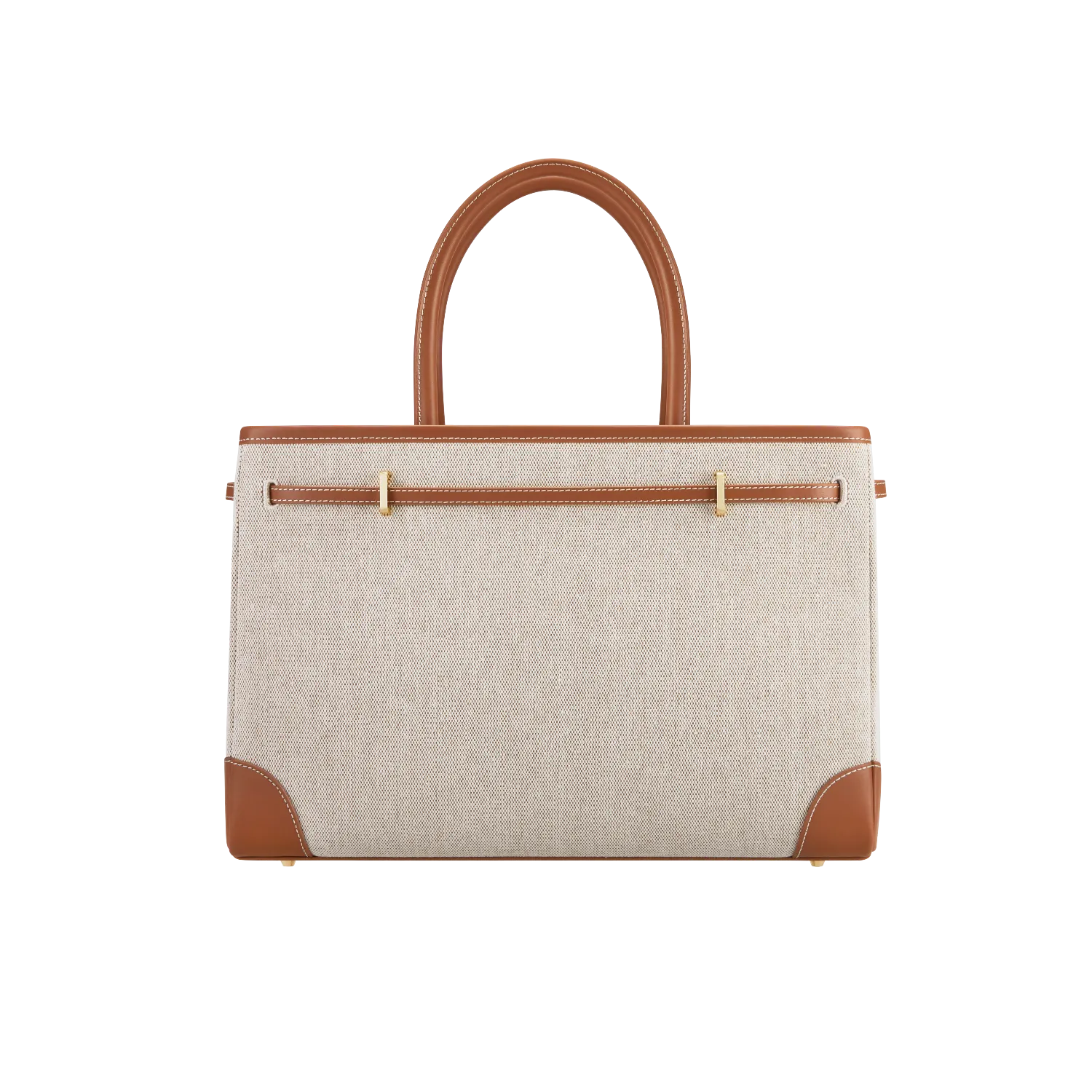 Caramel Canvas Book Tote Bag 33