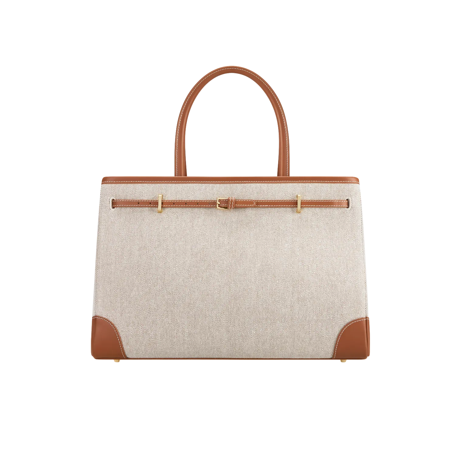 Caramel Canvas Book Tote Bag 33