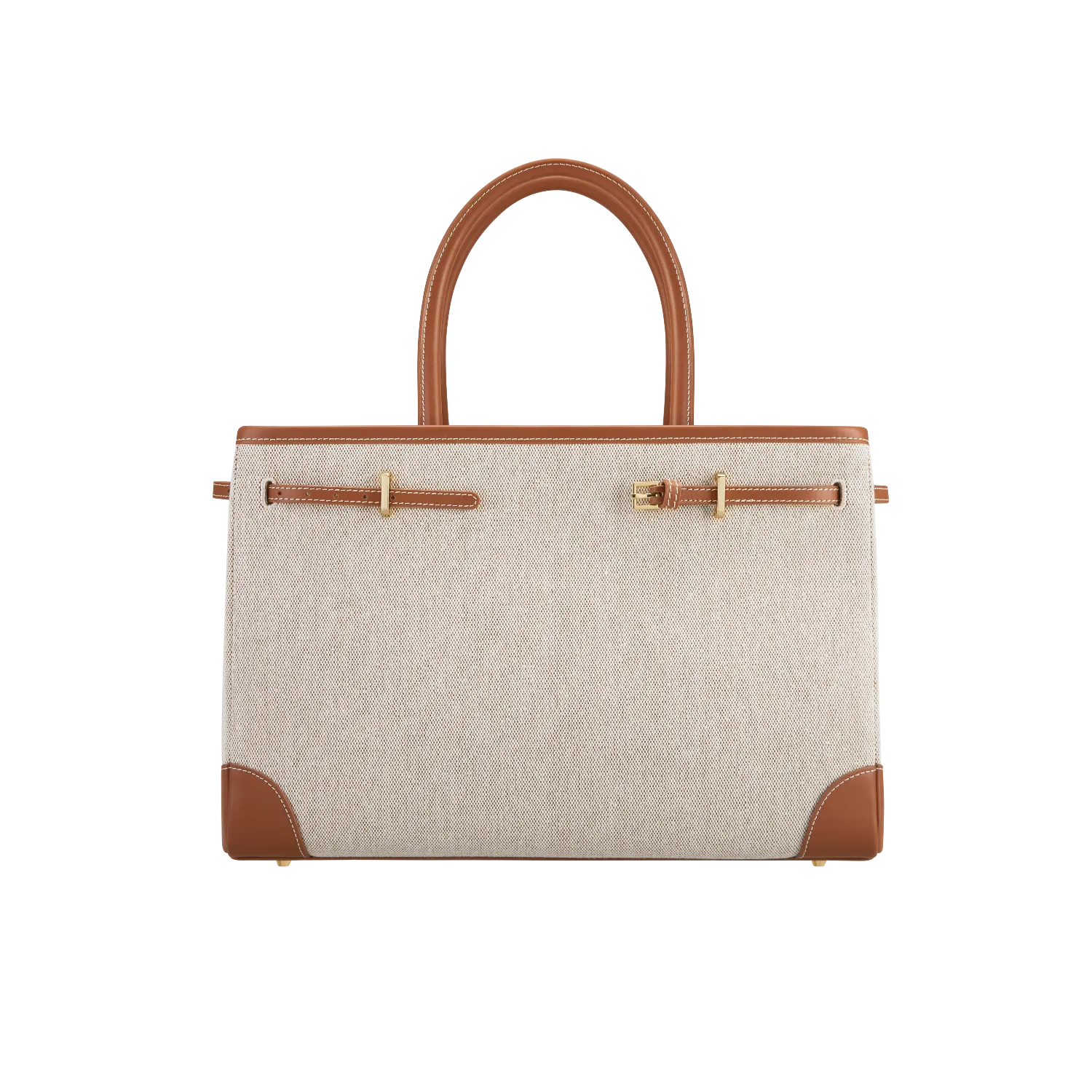 Caramel Canvas Book Tote Bag 33