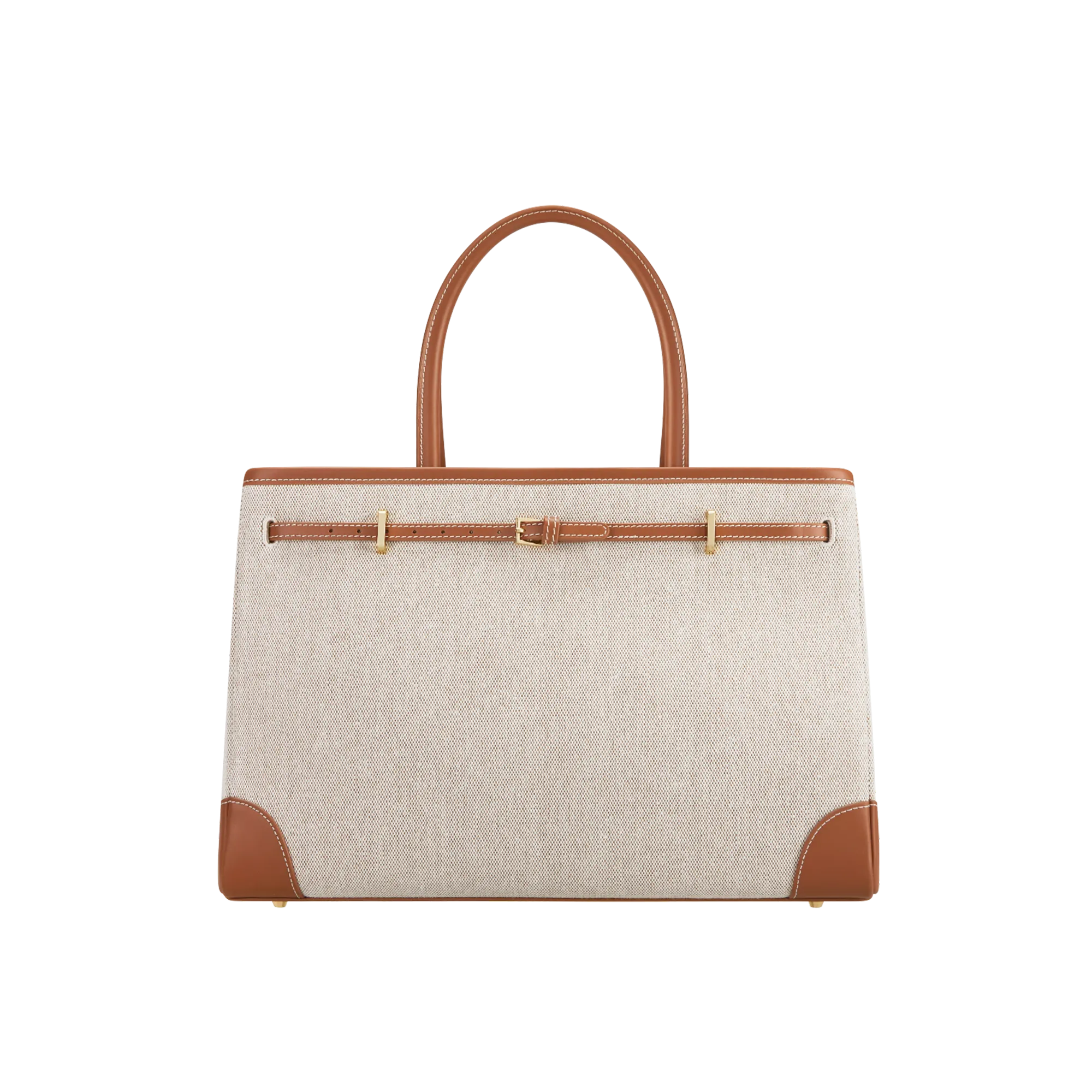 Caramel Canvas Book Tote Bag 33
