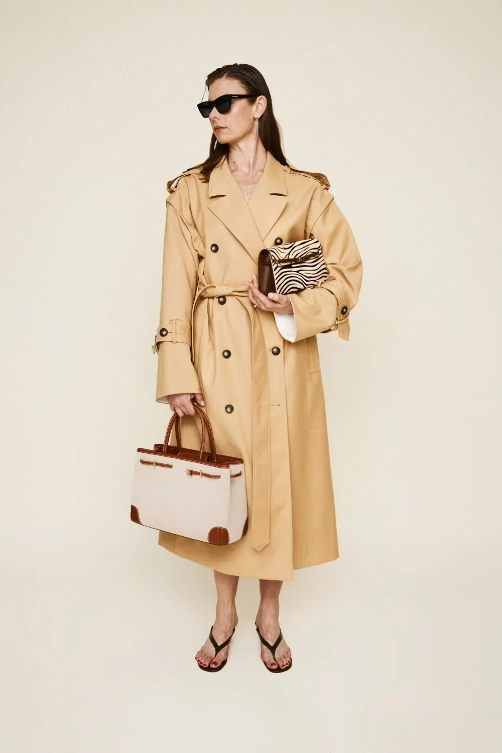 Caramel Canvas Book Tote Bag 33