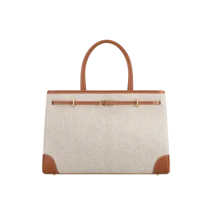 Caramel Canvas Book Tote Bag 33
