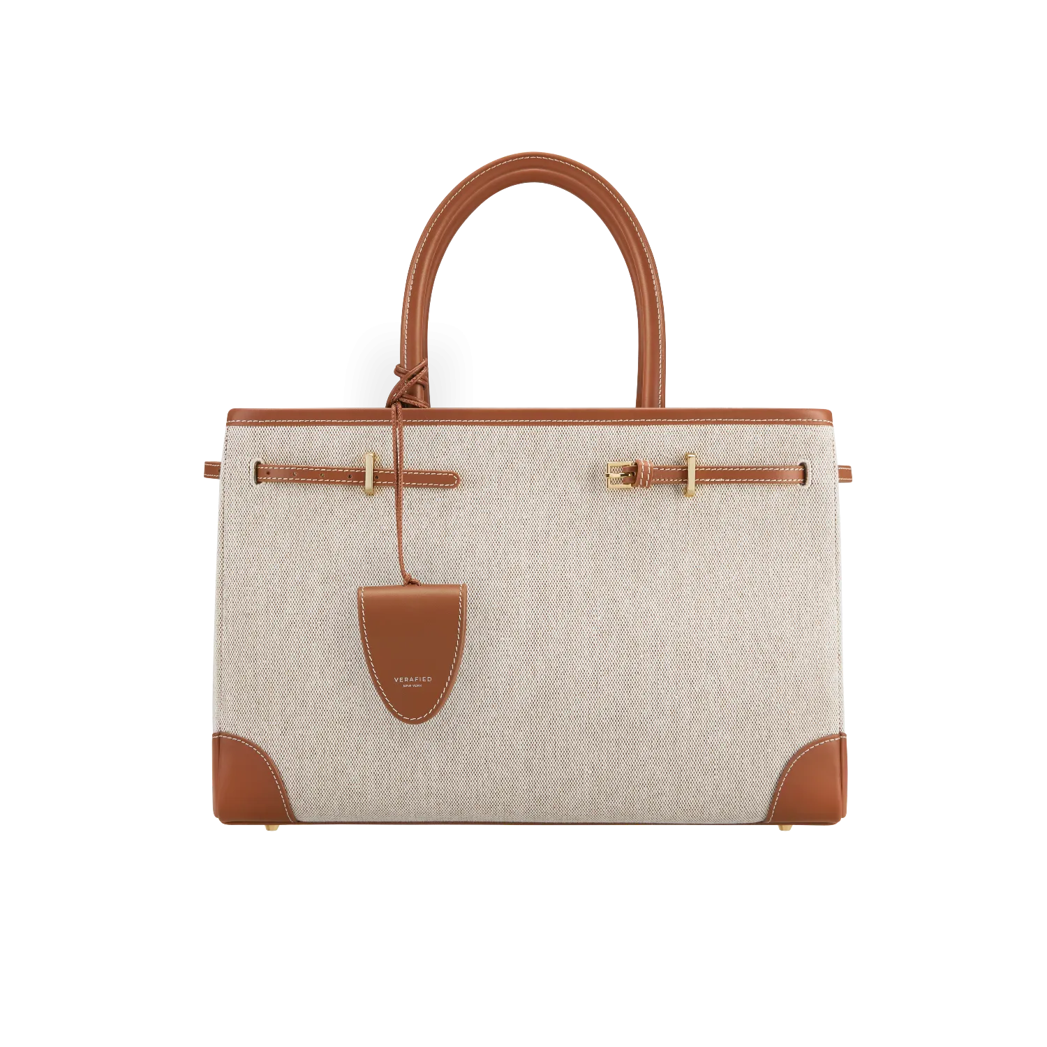 Caramel Canvas Book Tote Bag 33