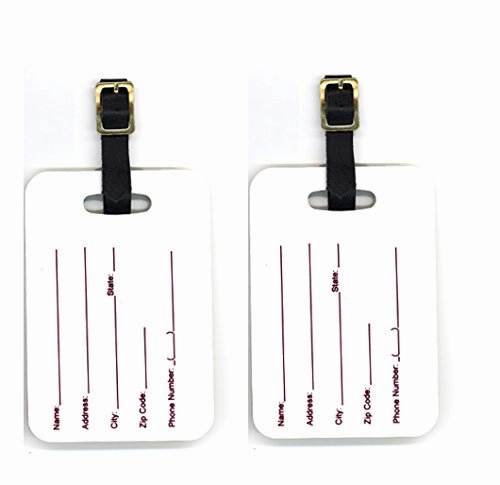 Caroline'S Treasures 7050Bt Pair Of 2 Australian Cattle Dog Sew Perfect Luggage Tags, Large,