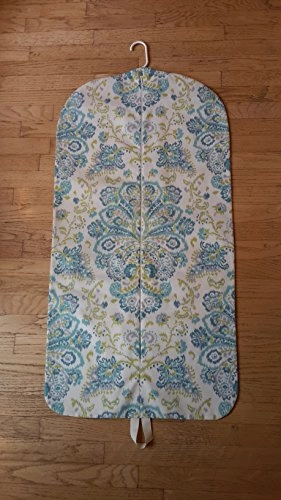 Carry It Well Women'S Hanging Garment Bag Turquoise And Green Medallion
