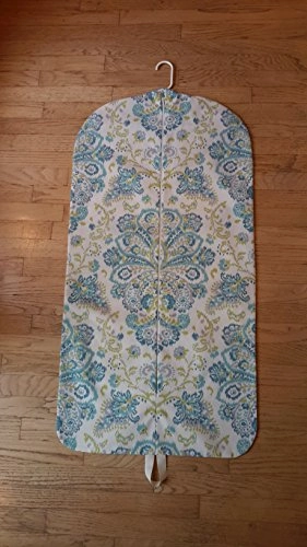 Carry It Well Women'S Hanging Garment Bag Turquoise And Green Medallion