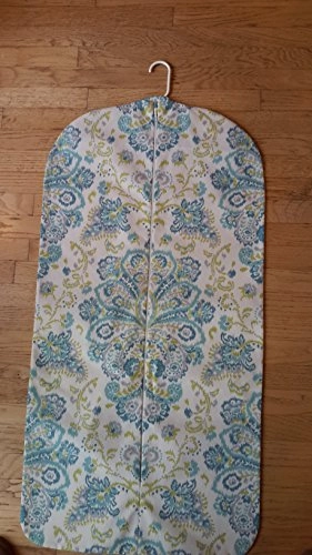 Carry It Well Women'S Hanging Garment Bag Turquoise And Green Medallion