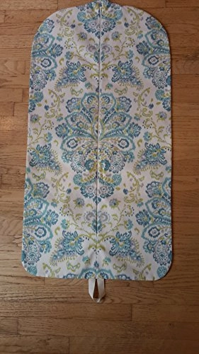 Carry It Well Women'S Hanging Garment Bag Turquoise And Green Medallion