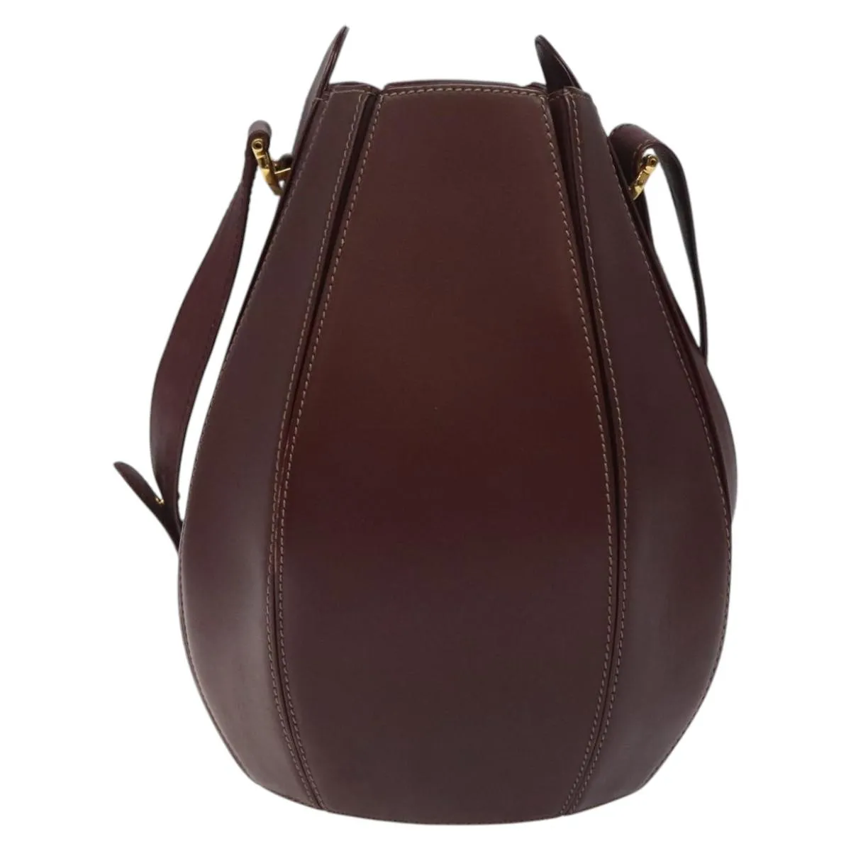 Cartier Seau Leather Shoulder Bag (Pre-Owned)