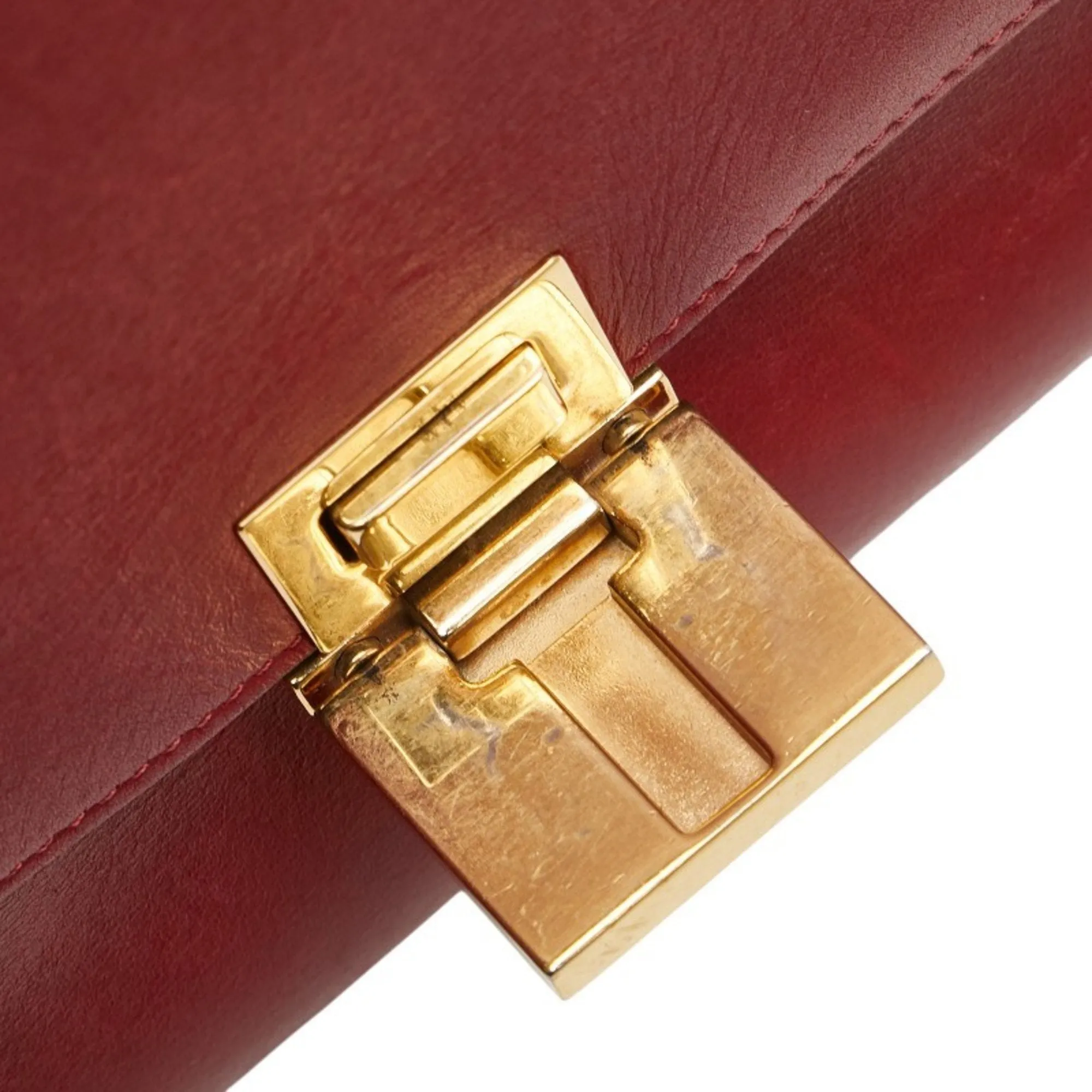 Celine Leather Handbag Shoulder Bag (Pre-Owned)