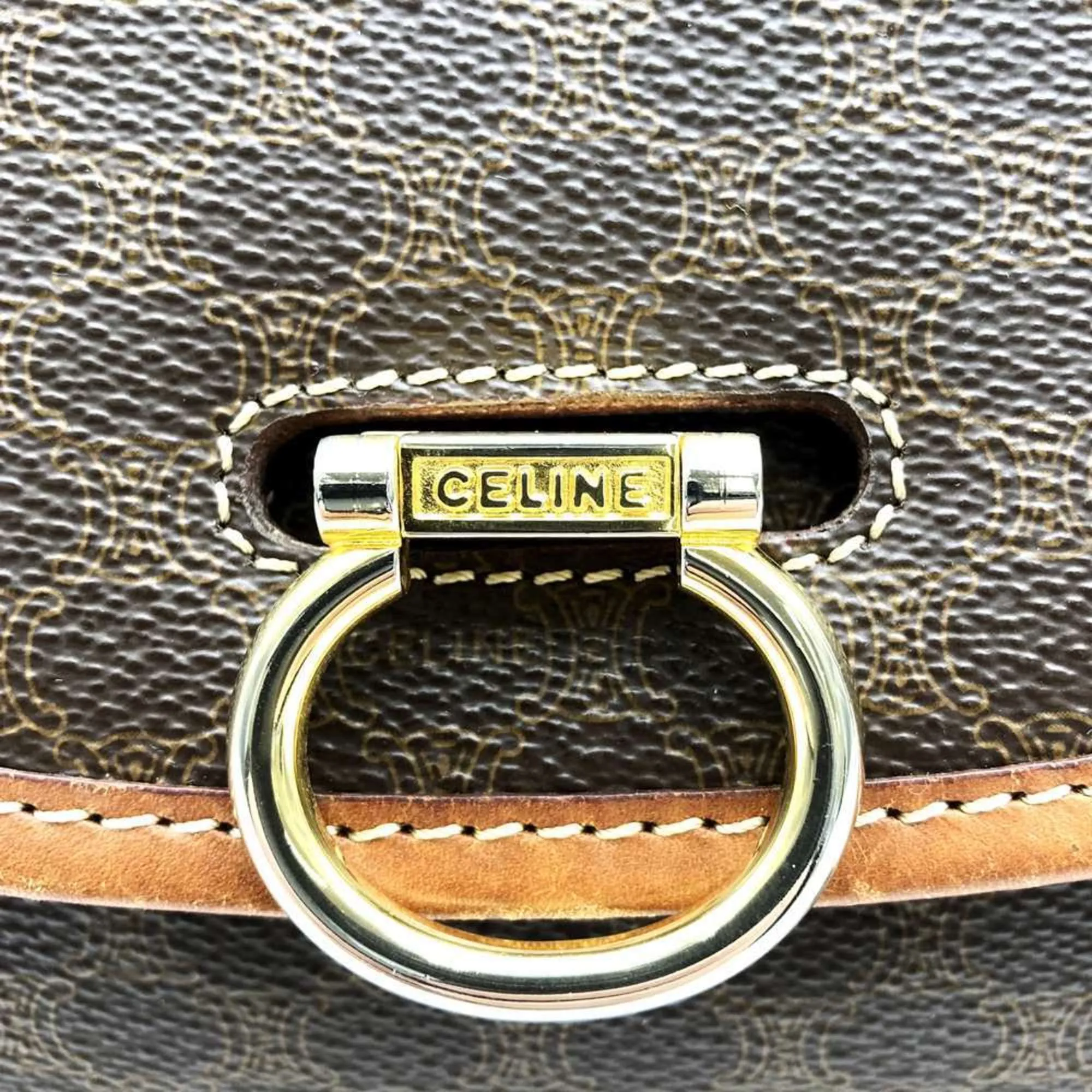 Celine Macadam Pvc Shoulder Bag (Pre-Owned)