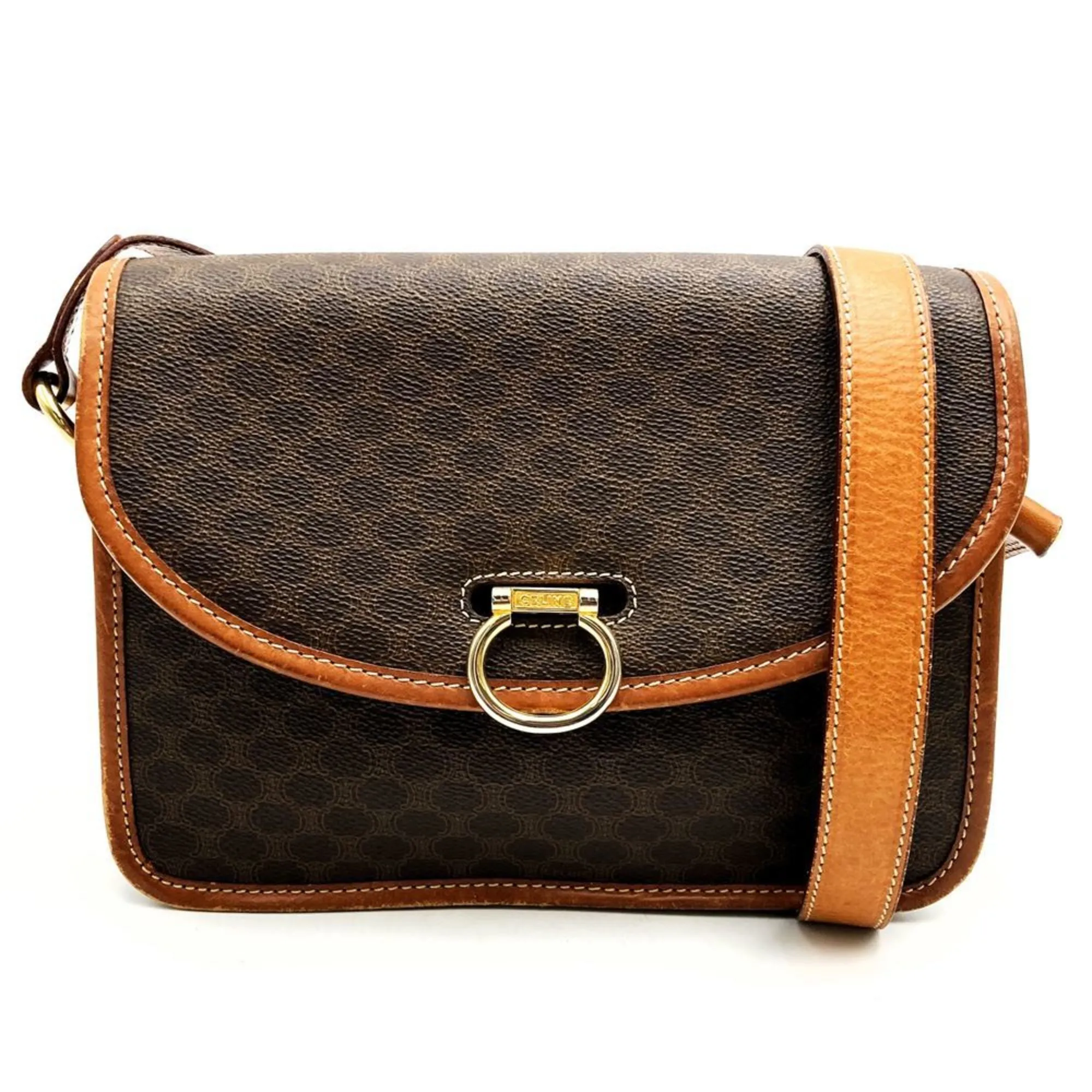 Celine Macadam Pvc Shoulder Bag (Pre-Owned)