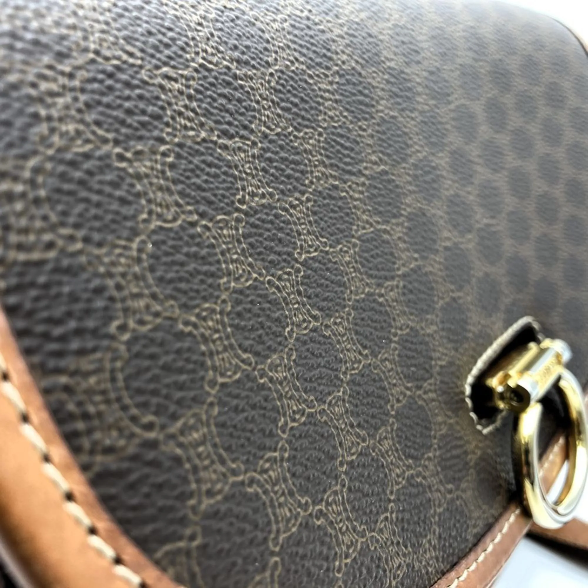 Celine Macadam Pvc Shoulder Bag (Pre-Owned)