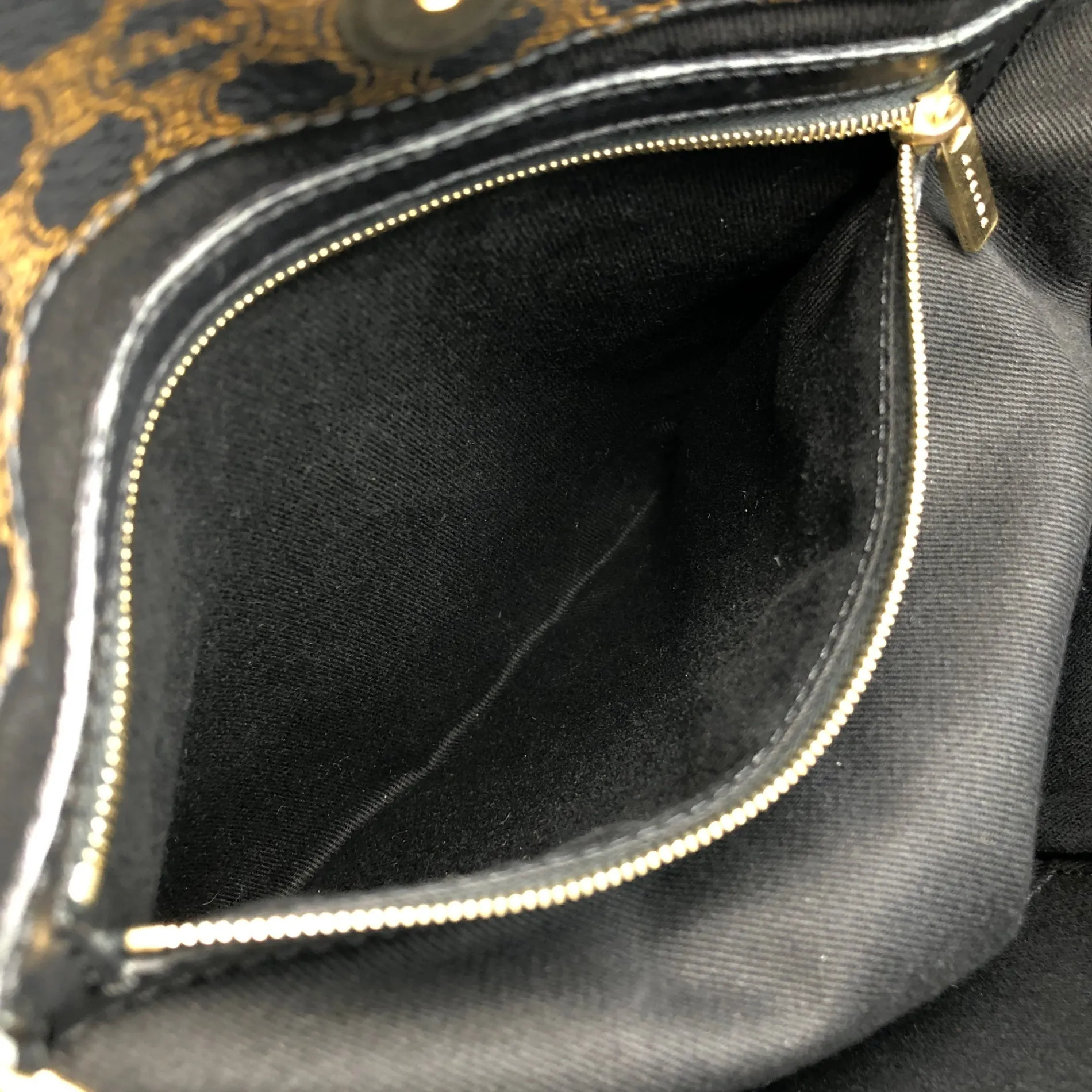 CELINE Macadam Shoulder bag Totebag Black Vintage vnytf5