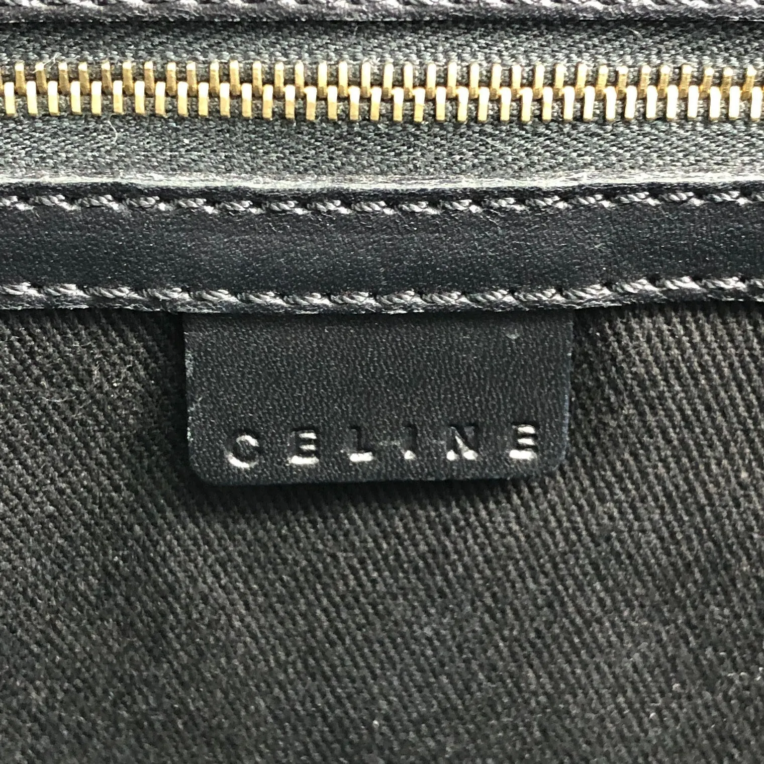 CELINE Macadam Shoulder bag Totebag Black Vintage vnytf5