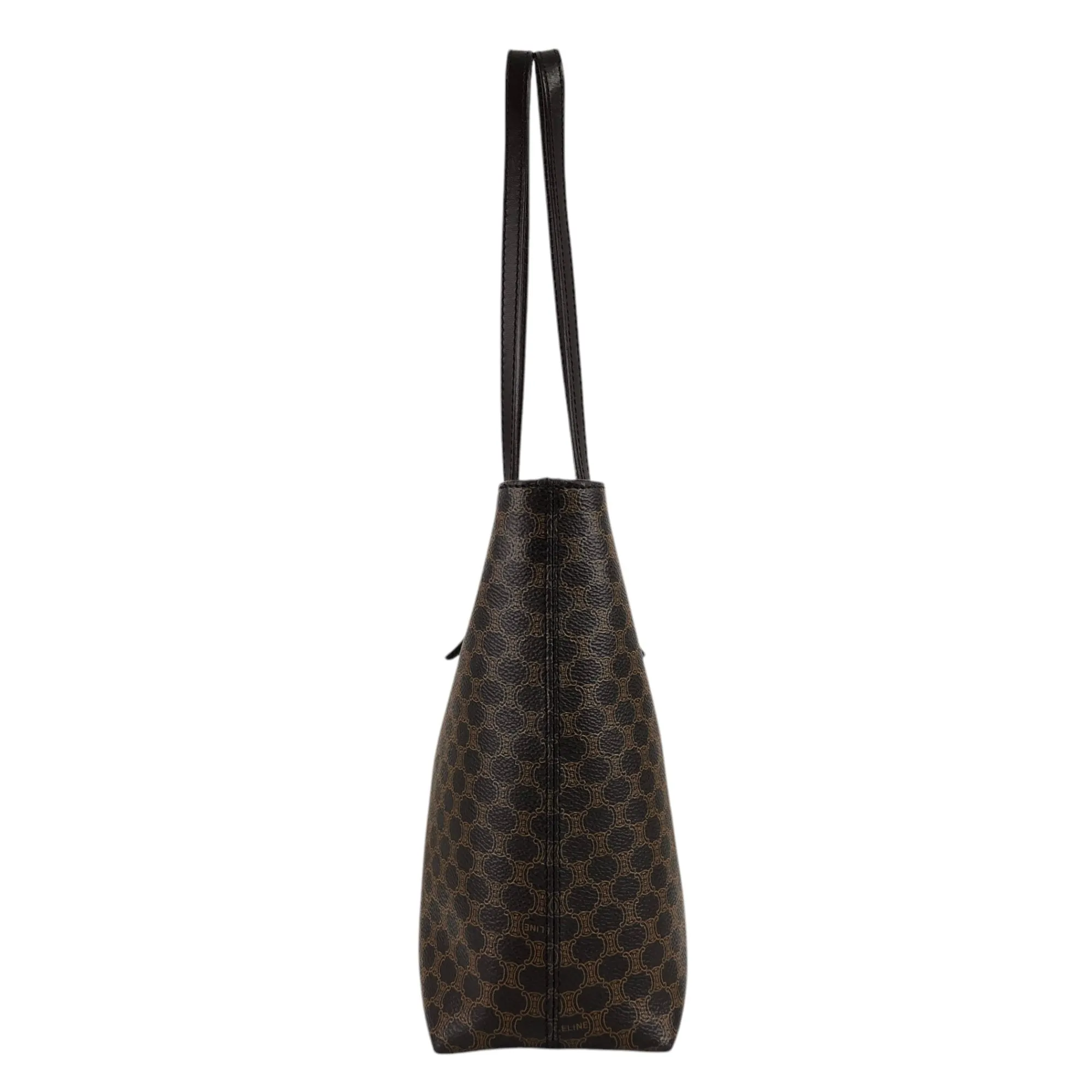CELINE Macadam Shoulder bag Totebag Black Vintage vnytf5