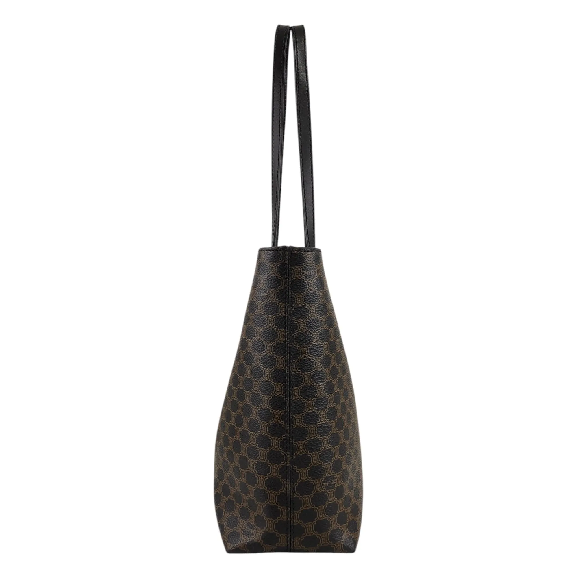 CELINE Macadam Shoulder bag Totebag Black Vintage vnytf5