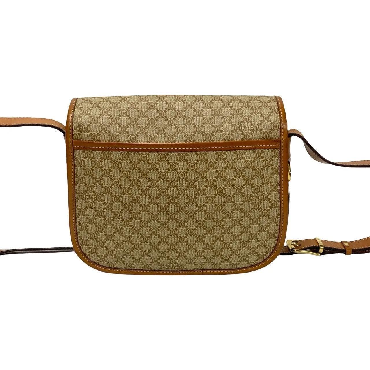 CELINE Shoulder Bag leather Brown