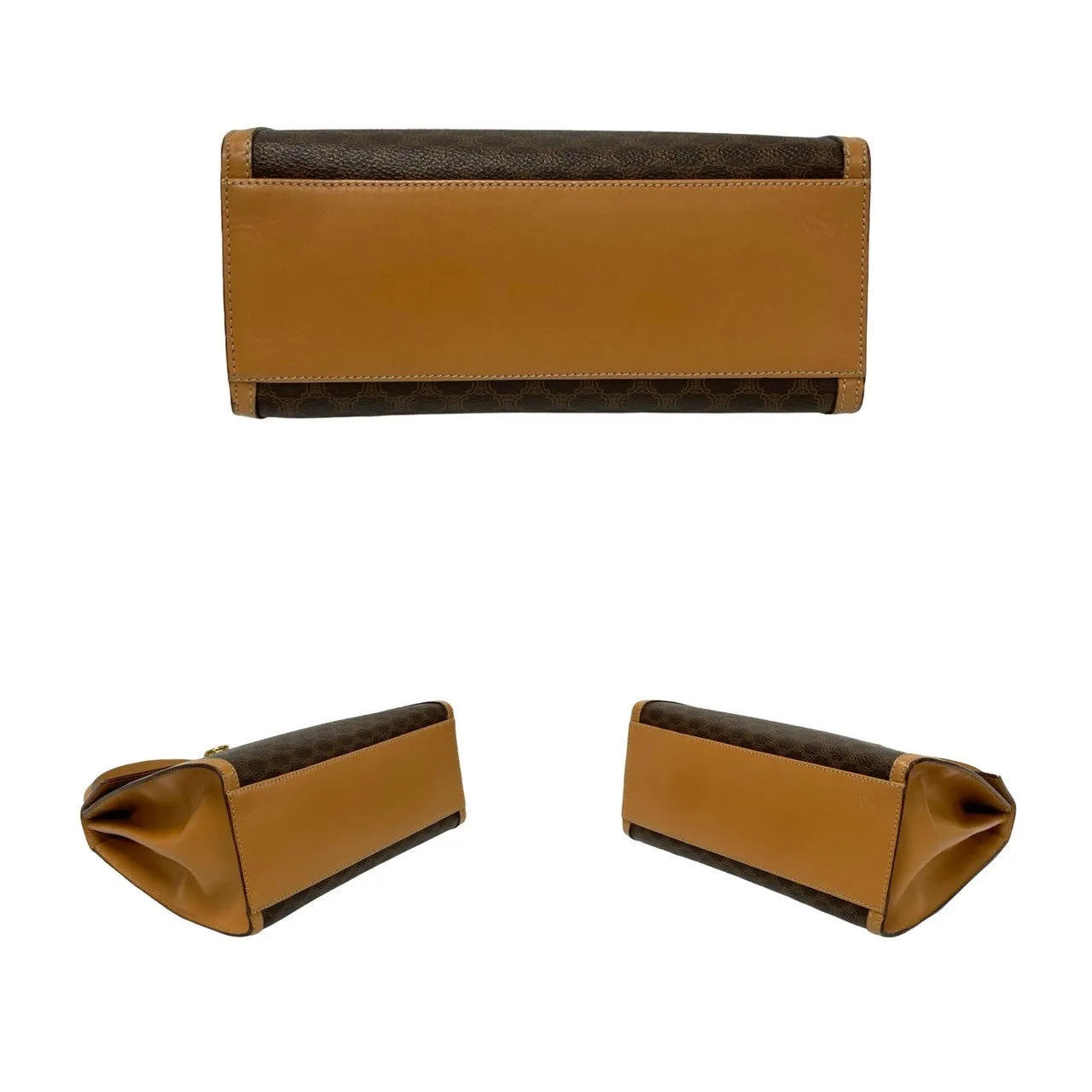 CELINE Shoulder Bag leather Brown