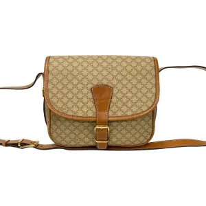 CELINE Shoulder Bag leather Brown