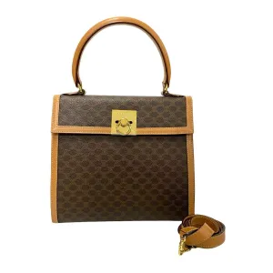 CELINE Shoulder Bag leather Brown