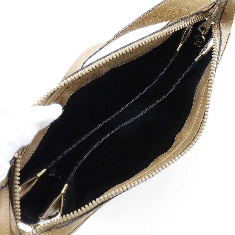 CELINE Shoulder Bag PVC beige Macadam Women Used