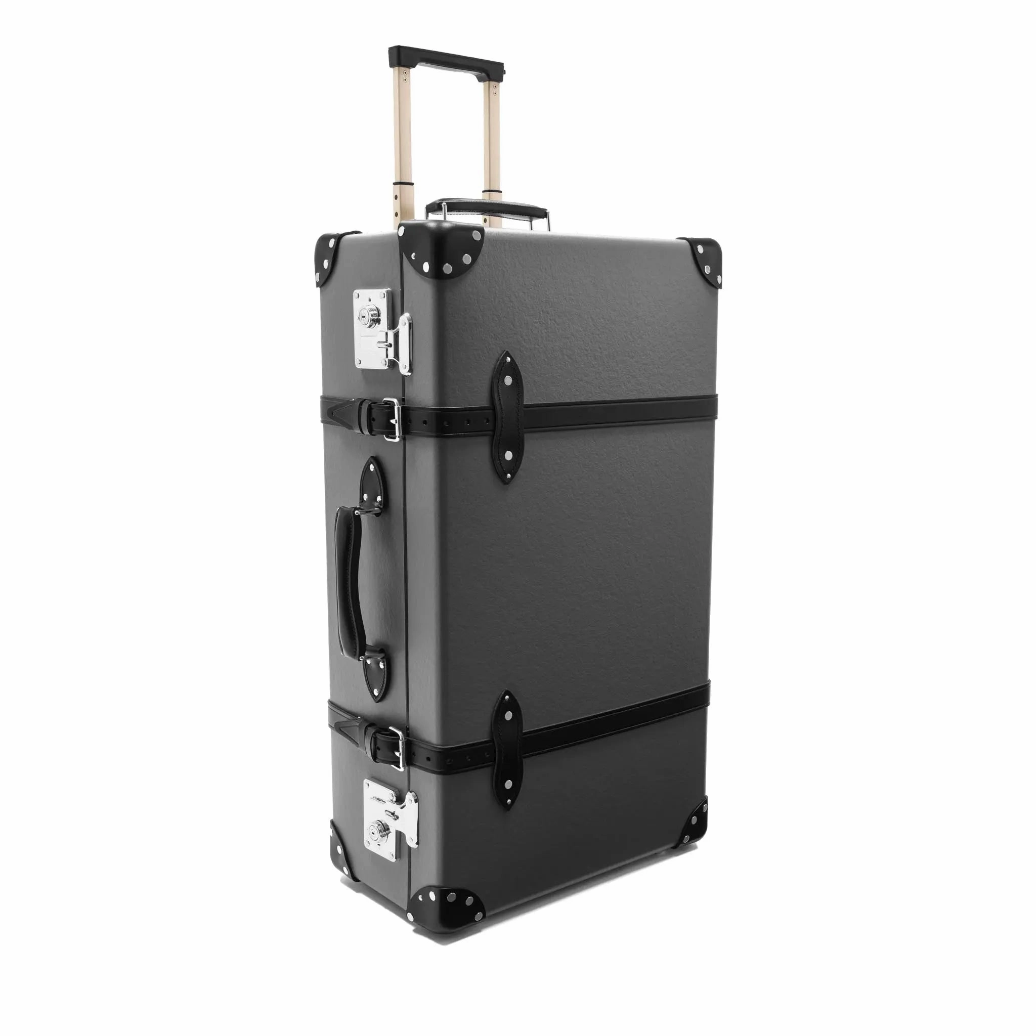 Centenary  Large Check-In - 2 Wheels | Charcoal/Black/Chrome