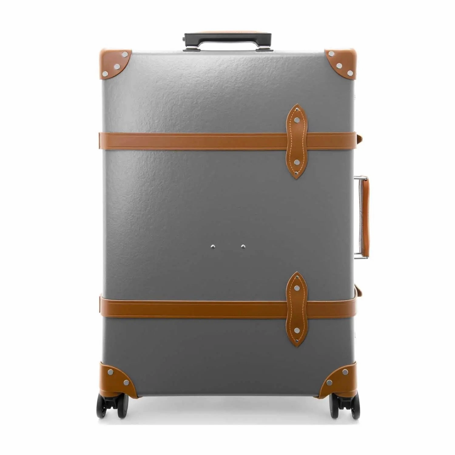 Centenary  Large Check-In - 4 Wheels | Grey/Caramel/Chrome
