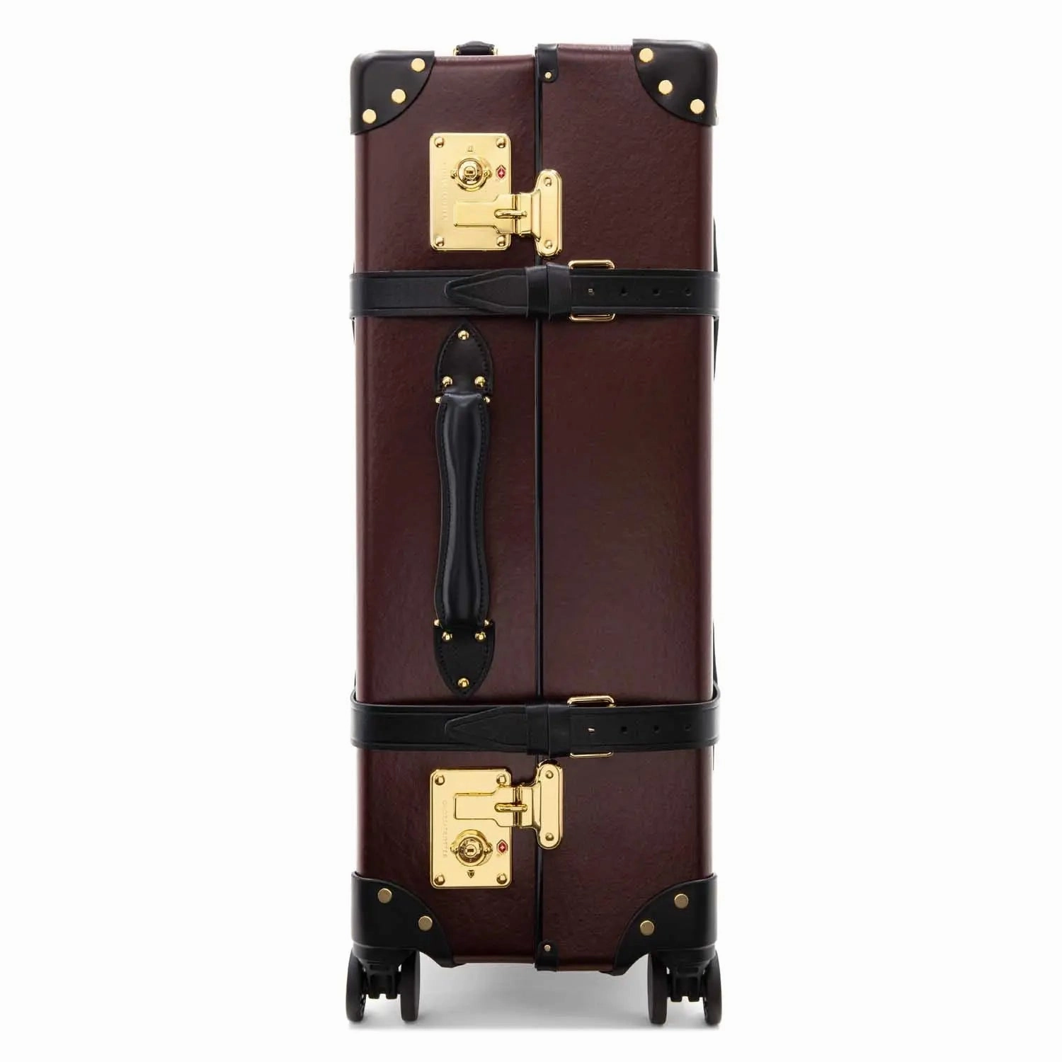 Centenary  Large Check-In - 4 Wheels | Oxblood/Black/Gold