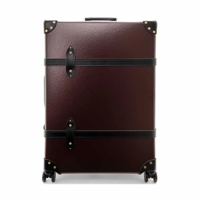 Centenary  Large Check-In - 4 Wheels | Oxblood/Black/Gold