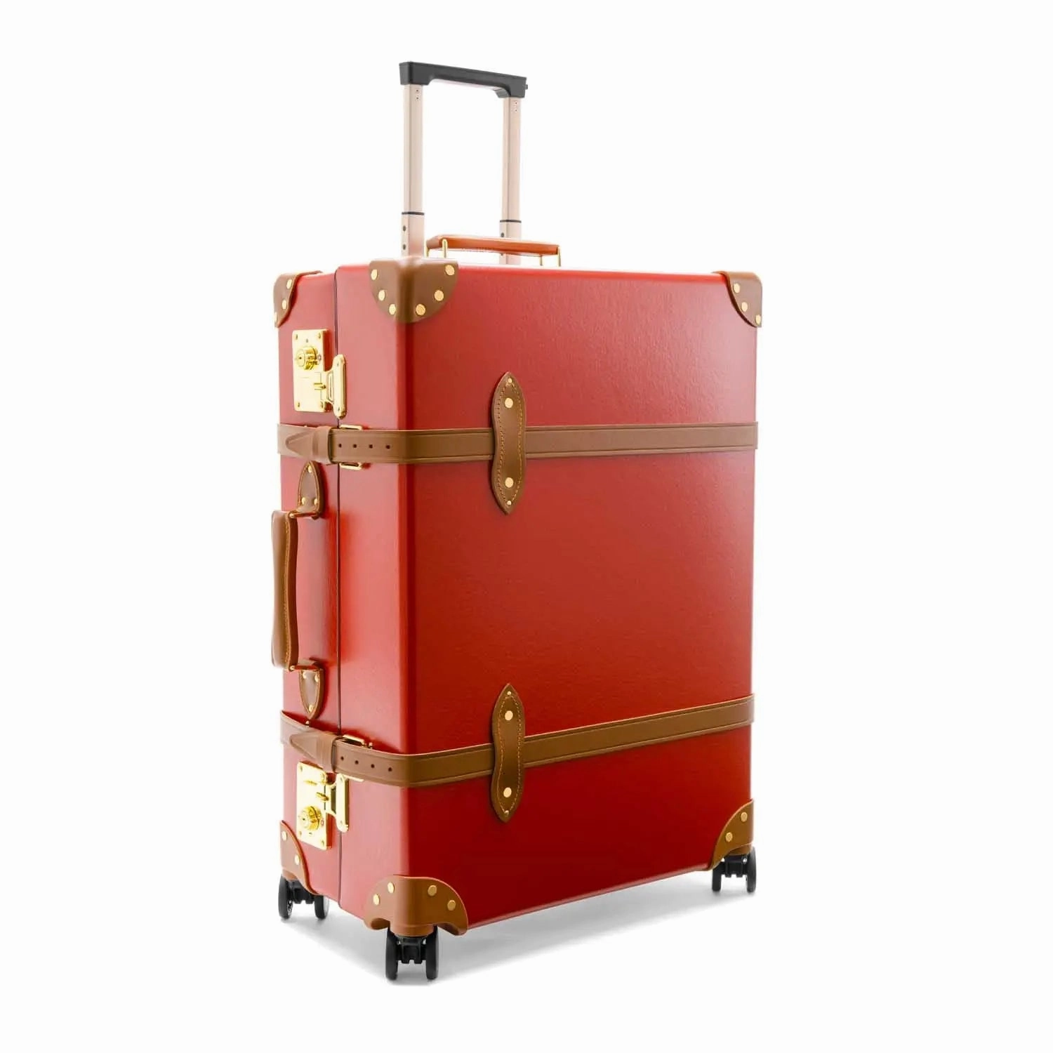 Centenary  Large Check-In - 4 Wheels | Red/Caramel/Gold