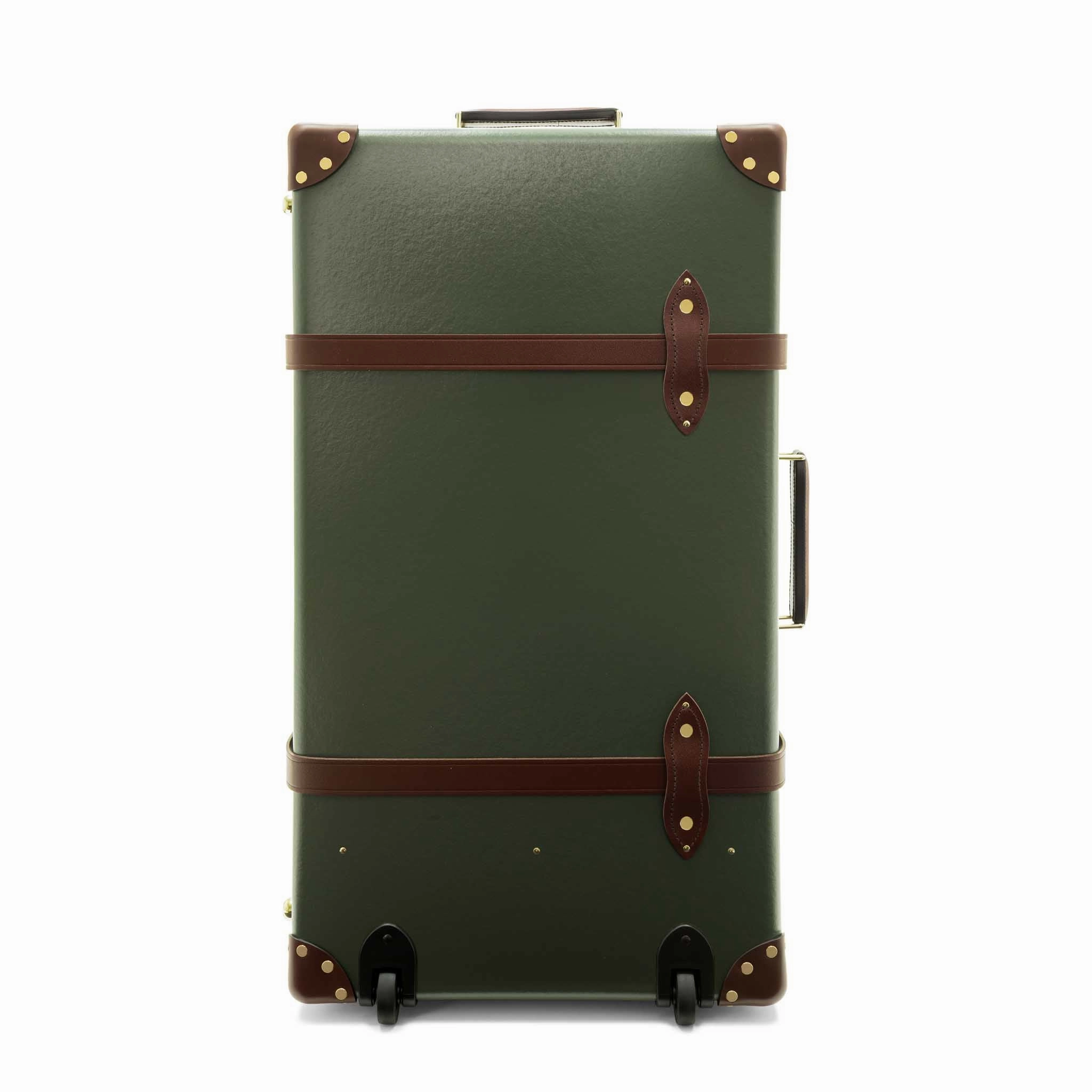 Centenary  Large Suitcase | Green/Brown/Gold