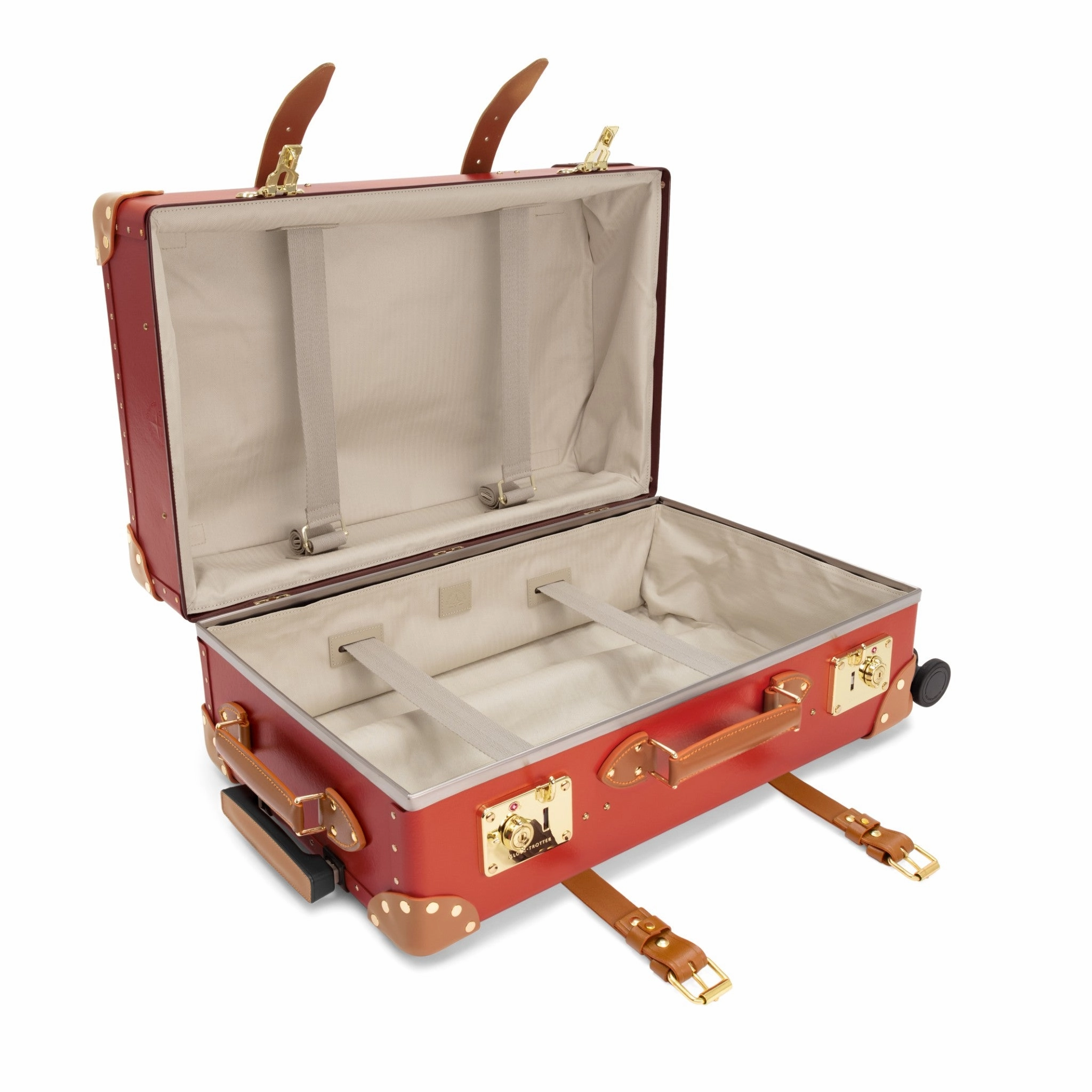 Centenary  Medium Check-In - 4 Wheels | Red/Caramel/Gold